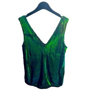 NWT Free People sequin sleeveless tunic